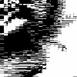 v scrubbed brush ...