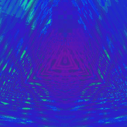 surround by pines .. and deep moat .