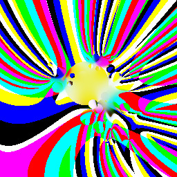 Green,green  rocky road..