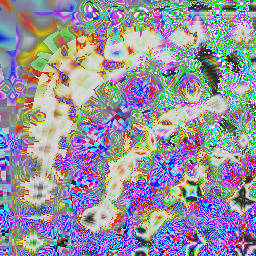 orchid glitter specks...