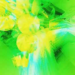 fluorescence present