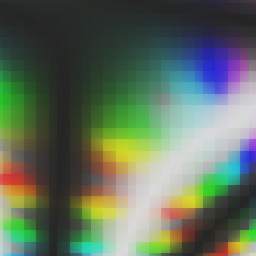 There's a   dot      in the white one